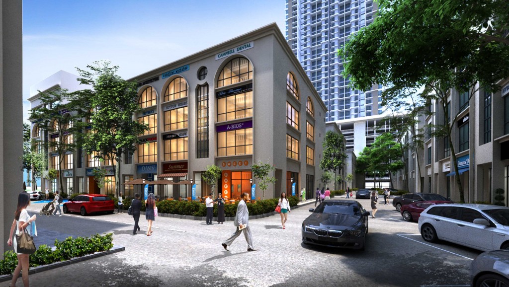 Artist Impression 44 units of shoplots in H Educity @ Setia Alam.