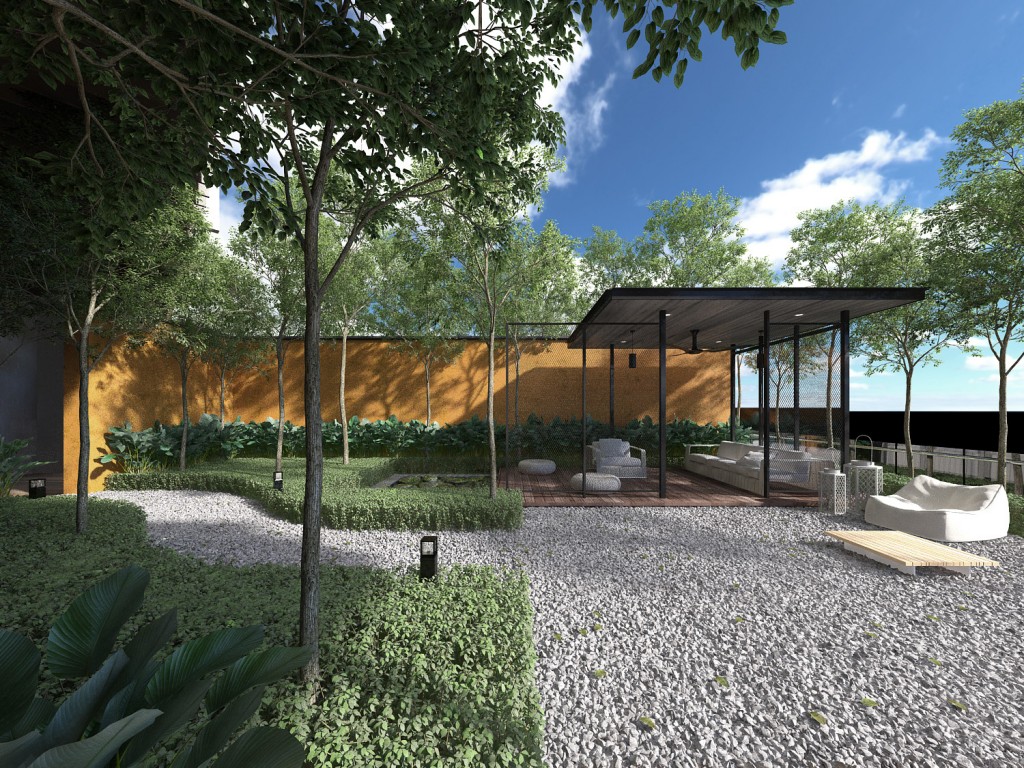 Pavillion in Stonor 3's Shared Leisure Spaces (Artists Impression)