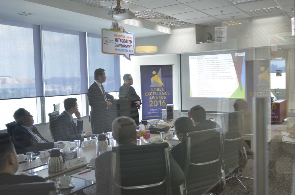 The judges paid rapt attention to each finalist's presentation. Each participant is given 20 minutes to present their development and 20 minutes for Q&A with the judges.