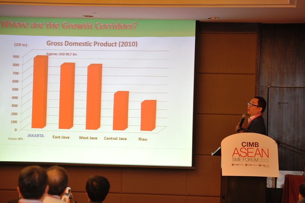 CIMB ASEAN SME FORUM 2012 - during one of the presentations