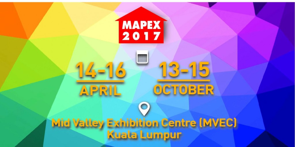 MAPEX 2017 to be held at Mid Valley Exhibition Centre (MVeC) in 2 sessions: April and October.
